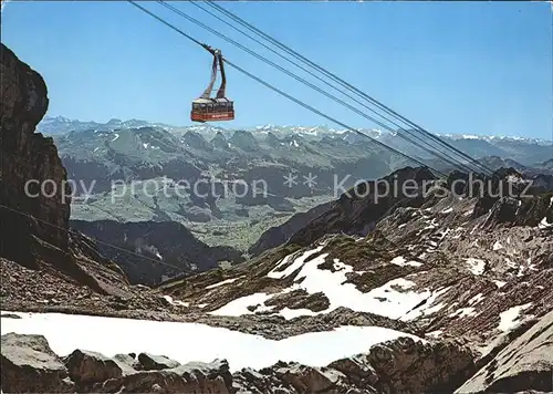 Seilbahn Saentis Churfirsten Glarner Alpen Schwaegalpen / Bahnen /