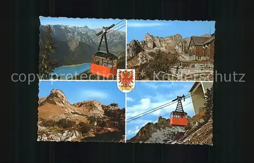 Seilbahn Rofan Maurach Achensee Tirol Karwendelgebirge Erfurter Huette  / Bahnen /