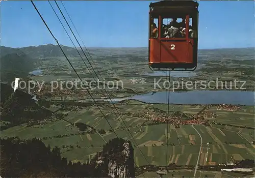 Seilbahn Tegelberg Schwangau Fuessen Allgaeu / Bahnen /