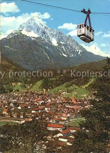 Seilbahn Karwendel Mittenwald Wetterstein  / Bahnen /