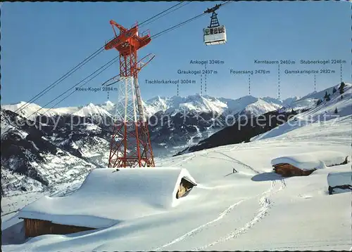 Seilbahn Bad Hofgastein Salzburg Hohe Tauern  / Bahnen /