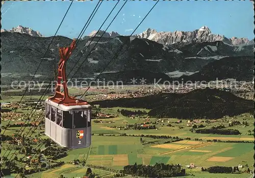 Seilbahn Kanzel Villach Julische Alpen Mangart  / Bahnen /