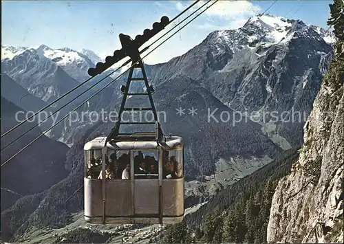 Seilbahn Penken Gruenberg Mayrhofen Zillertal Tirol / Bahnen /