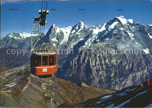 Seilbahn Schilthorn Eiger Moench Jungfrau / Bahnen /