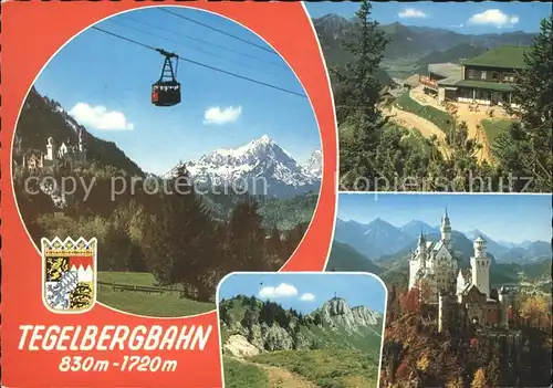 Seilbahn Tegelberg  / Bahnen /