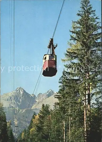 Seilbahn Vysoke Tatry Hohe Tatra / Bahnen /