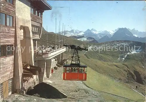 Seilbahn Nebelhorn-Bergstation Oberstdorf Allgaeu / Bahnen /