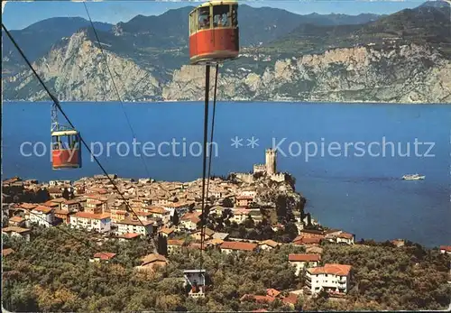 Seilbahn Malcesine Lago di Garda Funivia Monte Baldo / Bahnen /