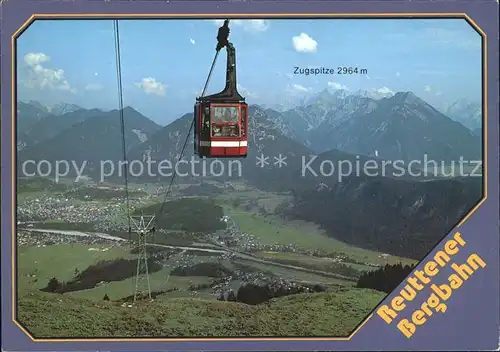 Seilbahn Reuttener Bergbahn Hahnenkamm / Bahnen /