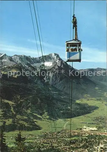 Seilbahn Wankbahn Garmisch-Partenkirchen Zugspitzgruppe / Bahnen /
