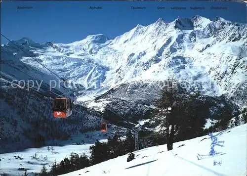 Seilbahn Saas Grund Kreuzboden  / Bahnen /