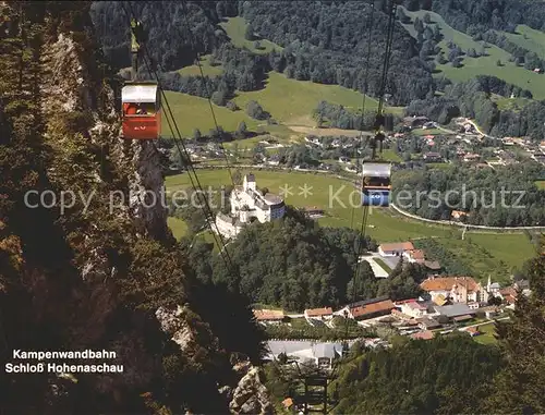 Seilbahn Kampenwand Schloss Hohenaschau / Bahnen /