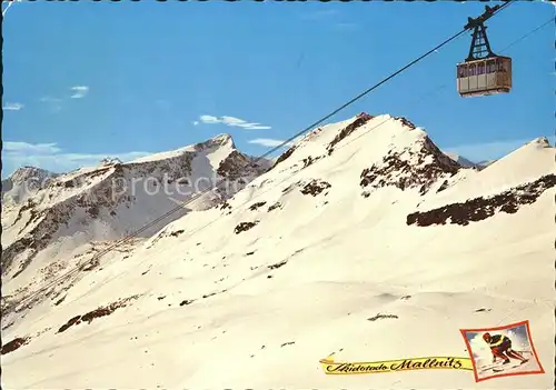 Seilbahn Ankogel-Gletscherbahn Mallnitz Tauernbahn / Bahnen /