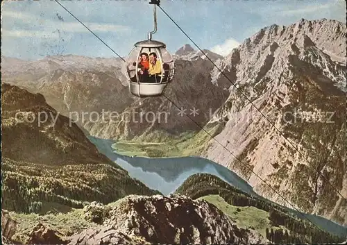 Seilbahn Jenner Watzmann Steinernes Meer Koenigssee / Bahnen /