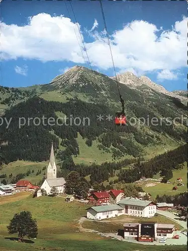 Seilbahn Walmendingerhorn Mittelberg Kleinwalsertal / Bahnen /