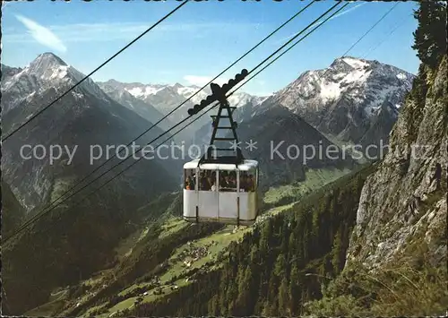 Seilbahn Penkenbahn Mayrhofen Zillertal Tirol Hauptkamm Tristner  / Bahnen /
