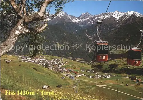 Seilbahn Fiss Tirol / Bahnen /