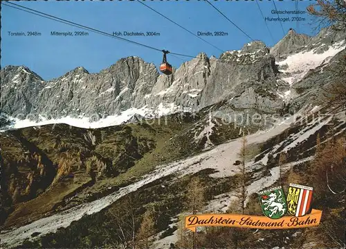 Seilbahn Dachsteinsuedwand Gletscherbahn Ramsau / Bahnen /