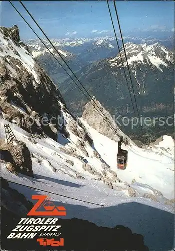 Seilbahn Tiroler Zugspitzbahn Ehrwald Almbahn Fahrpreise  / Bahnen /