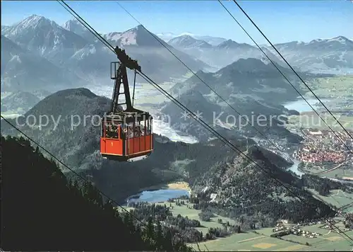 Seilbahn Tegelbergbahn Schwangau Fuessen Brentenjoch Aggenstein  / Bahnen /