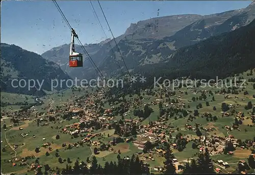 Seilbahn Pfingstegg Schynige Platte Grindelwald  / Bahnen /