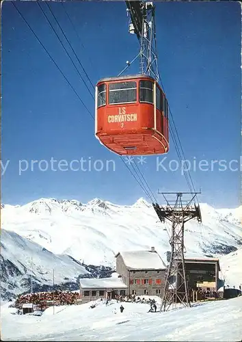 Seilbahn Corvatsch Oberengadin Mittelstation  / Bahnen /