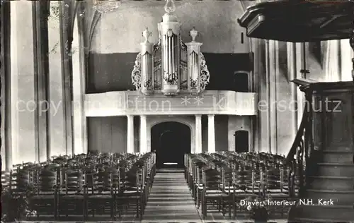 Kirchenorgel Diever Interieur N.H. Kerk Kat. Musik
