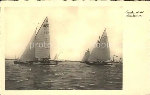 Segelboote Sneekermeer Kat. Schiffe