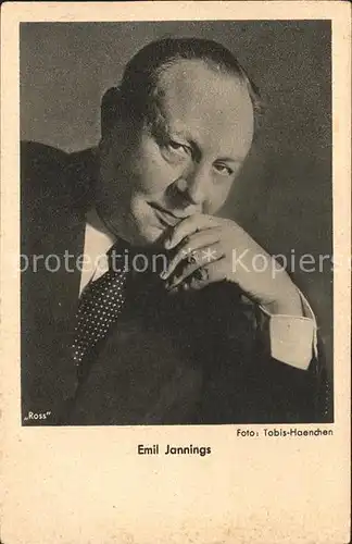 Schauspieler Emil Jannings Foto Tobis Haenchen Kat. Kino und Film