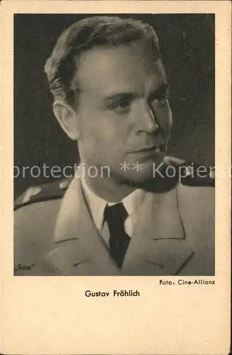 Schauspieler Gustav Froehlich Foto Cine Allianz Kat. Kino und Film