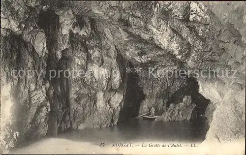 Hoehlen Caves Grottes Morgat Grotte de l Autel  Kat. Berge