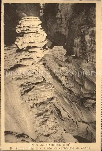 Hoehlen Caves Grottes Puits de Padirac Stalagmites  Kat. Berge