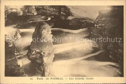 Hoehlen Caves Grottes Puits de Padirac Les Grands Gours  Kat. Berge