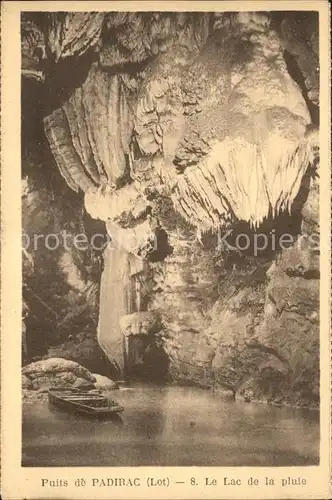 Hoehlen Caves Grottes Puits de Padirac Lac de la pluie Kat. Berge