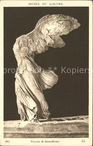 Skulpturen Victoire de Samothrace Kat. Skulpturen