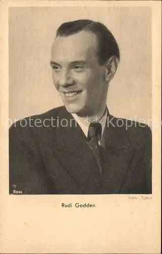 Schauspieler Rudi Godden Foto Tobis  Kat. Kino und Film