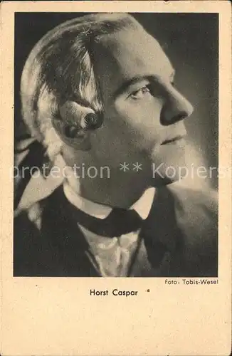 Schauspieler Horst Caspar Foto Tobis Wesel Kat. Kino und Film