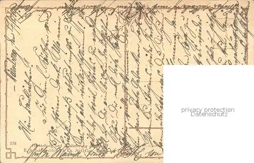 Kuenstlerkarte A. v. Riesen Wohin mit ihm Baby Storche Nr. 578 Kat. Kuenstlerkarte