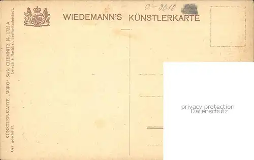 Verlag Wiedemann WIRO Nr. 1725 A Chemnitz Stadtpark  Kat. Verlage