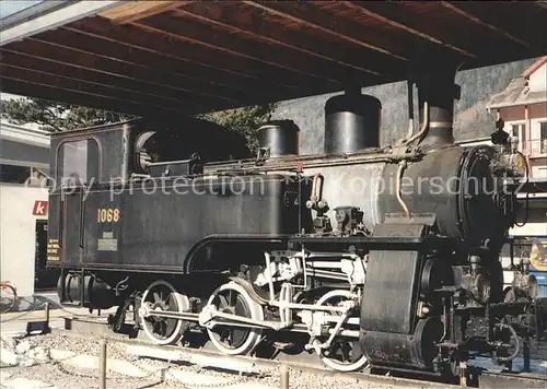 Lokomotive Lok 1068 JG 1926 ex Bruenig SBB Ballenberg Dampfbahn Kat. Eisenbahn