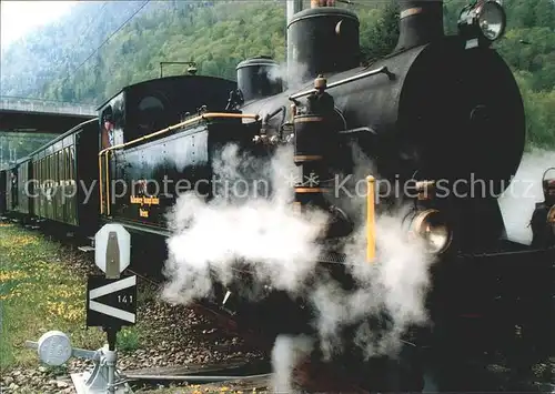 Lokomotive Lok G 3 4 208 Baujahr 1913 Interlaken Ost  Kat. Eisenbahn
