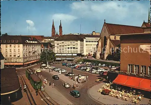 Strassenbahn Basel Barfuesserplatz Kat. Strassenbahn