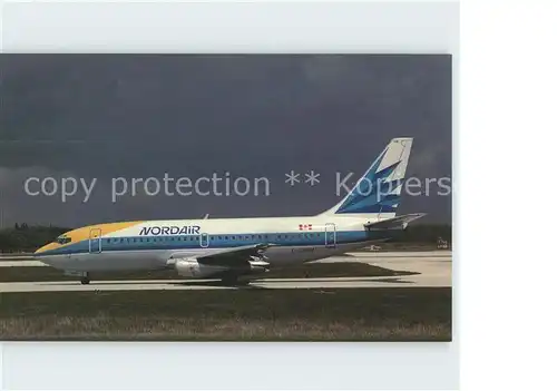 Flugzeuge Zivil Nordair Boeing 737 242 C GNDM Kat. Airplanes Avions