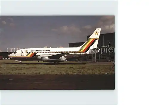 Flugzeuge Zivil Air Zimbabwe Boeing B 737 2L9 Z NAL c n 22408 Kat. Airplanes Avions