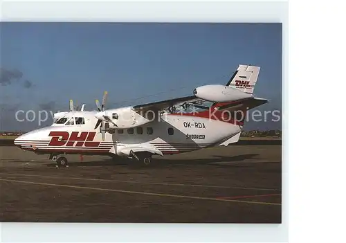 Flugzeuge Zivil Skoda Air DHL L41OUVP E5 OK RDA c n 871813 Kat. Airplanes Avions