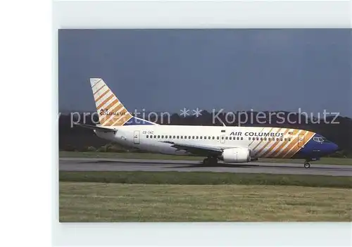 Flugzeuge Zivil Boeing 737 33A Air Columbus CS TKC c n 23830 Kat. Airplanes Avions