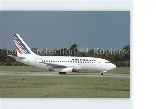 Flugzeuge Zivil Air France B737 200 F GBYF C N 23005 Kat. Airplanes Avions