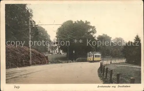 Strassenbahn Velp Arnhemsche weg Daalhuizen  Kat. Strassenbahn