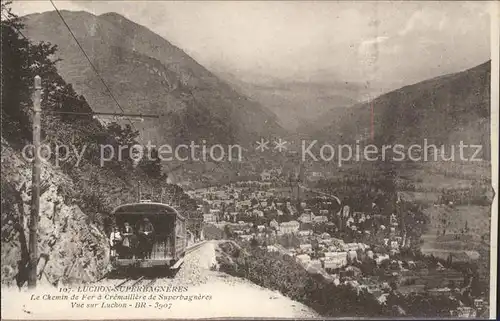 Bergbahn Luchon Superbagneres Chemin Fer Cremaillere  Kat. Bergbahn