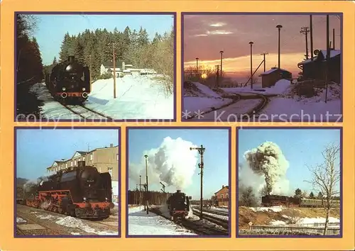 Lokomotive 50 849 DR Vogtlandrundfahrt Schoeneck Zwotental   Kat. Eisenbahn